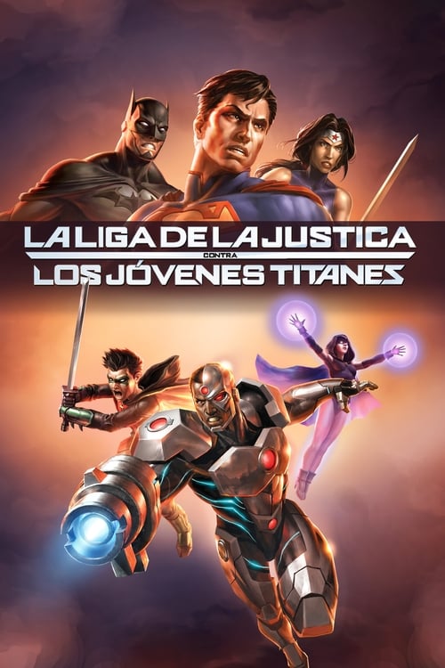 Poster de La Liga de la Justicia y Jóvenes Titanes: Unión en acción
