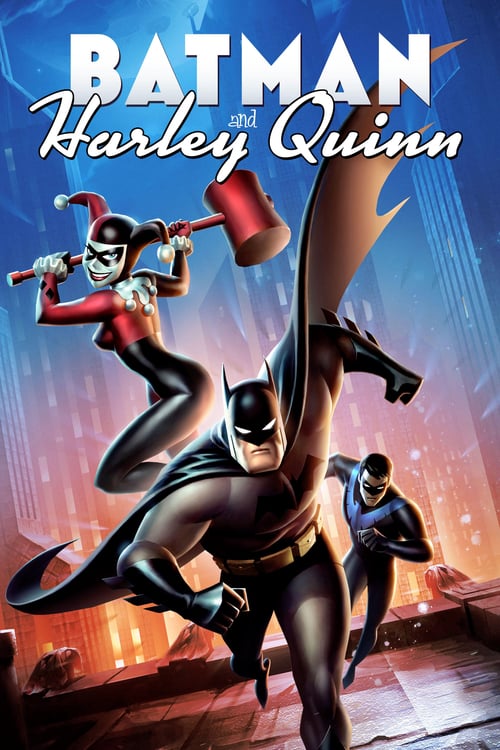 Poster de Batman y Harley Quinn