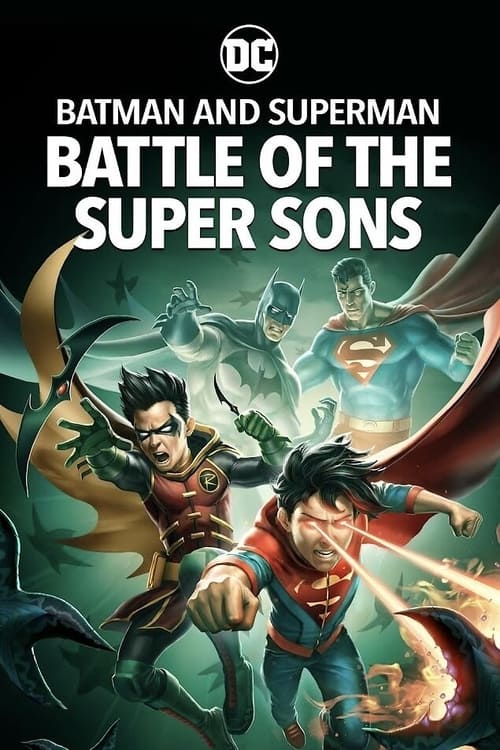 Poster de Batman y Superman: La batalla de los Super hijos
