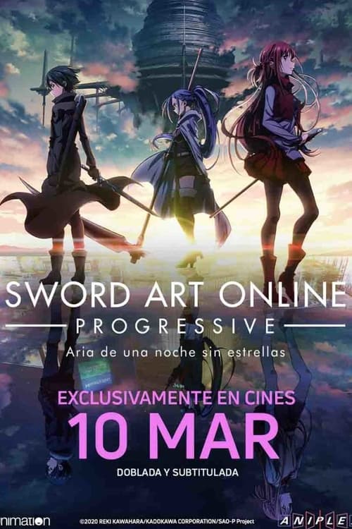 Poster de Sword Art Online Progressive: Aria de una Noche sin Estrellas
