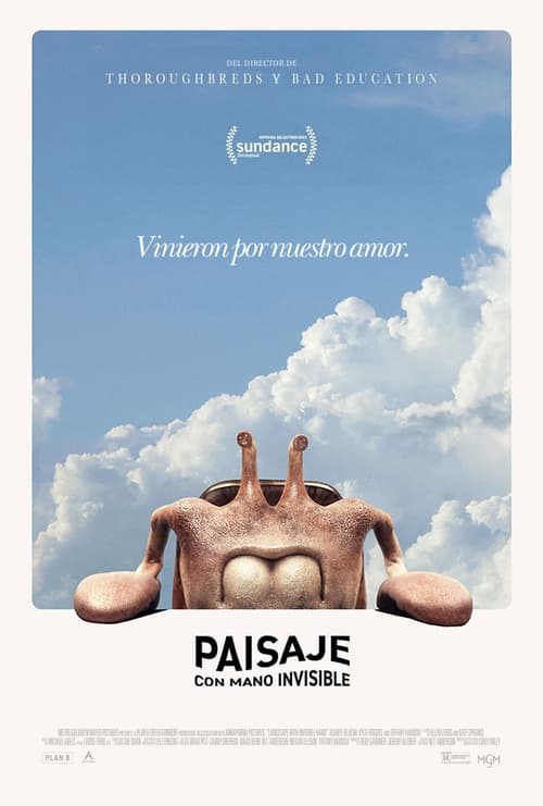 Poster de Paisaje con mano invisible