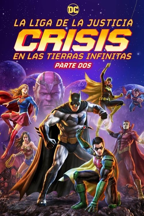 Poster de Liga de la Justicia: Crisis en Tierras Infinitas, parte 2
